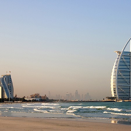 Burj Al Arab and Jumeirah Beach Hotel - Dubai