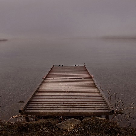 Into the mist - Lake Alexandrina, Mackenzie Basin, South Island