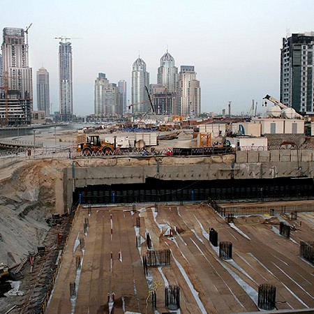 Dubai under construction